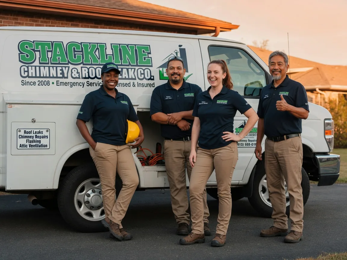 Chimney flashing repair company in Ray, ND
